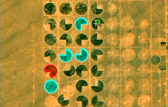 Farms mapping with SAM integrated into our mapping tool